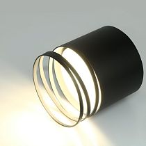 Спот GWL-GX53-M-IP20 Черный Спираль