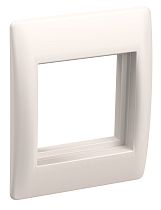 Рамка и суппорт универсальные на 2 модуля белый  IEK