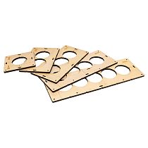 Комплект шаблонов для подрозетников диаметром 68 мм EKF Expert Комплект шаблонов для подрозетников диаметром 68 мм EKF Expert