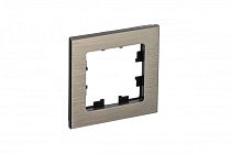 AtlasDesign Nature Металл Латунь Рамка 1-постовая  (Schneider Electric) Systeme Electric (Schneider Electric)