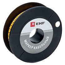 Маркер кабельный 4,0 мм2 "6" (500 шт.) (ЕС-2) EKF PROxima Маркер кабельный 4,0 мм2 "6" (500 шт.) (ЕС-2) EKF PROxima