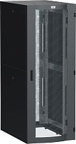 ITK LINEA S Шкаф серверный 19" 42U 800х1200мм передняя дверь двухстворчатая перфорированная задняя дверь перфорированная черный RAL 9005 IEK