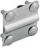 Зажим крестообразный полоса/пруток-полоса/пруток 40/12мм оцинкованная сталь IEK