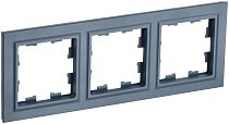 BRITE Рамка 3-местная РУ-3-БрМ маренго  IEK