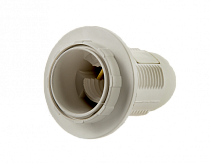 Патрон Е14-ППК пластиковый с прижимным кольцом IN HOME