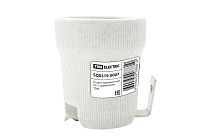 Патрон керамический E27 с держателем  TDM