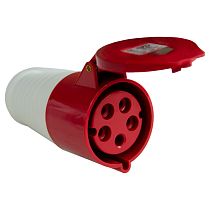 Розетка переносная TS-225 3P+PE+N 32А 400В IP44  ЭНЕРГИЯ