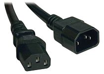 ITK Кабель электропитания PDU 3х1,5 2М с разъёмами С13-C14 IEK