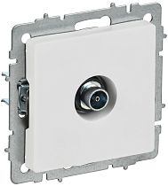 BRITE Розетка TV оконечная РТВ11-0-БрАБ арктический белый IEK