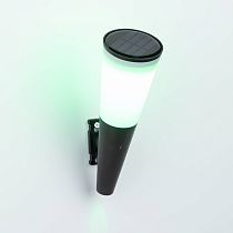 Светильник уличный ЭРА ERAFS012-09 на солнечной батарее настенный Факел RGB 1 LED Светильник уличный ЭРА ERAFS012-09 на солнечной батарее настенный Факел RGB 1 LED
