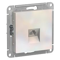 AtlasDesign Жемчуг Розетка телефонная RJ11 Systeme Electric (Schneider Electric)