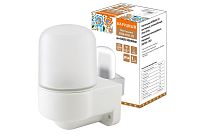 Светильник ЖКХ НПБ400-2П настенный, угловой белый, IP54, 60 Вт, основание-поликарбонат, Народный TDM