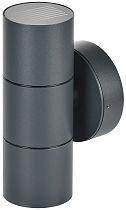 LIGHTING Светильник уличный 5113 настенный под лампу 2хGU10 IP65 серый  IEK