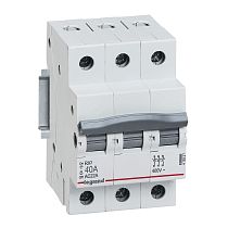 RX3 Выключатель-разъединитель 3П 40A