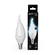 Лампа светодиодная Gauss Свеча на ветру E14 9,5Вт 950lm 4100K