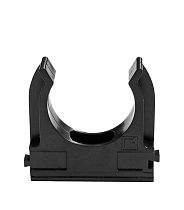 Крепеж-клипса для труб d20 мм цвет черный (упак. 100 шт)