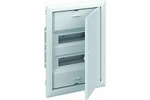 UK624E3  Шкаф внутреннего монтажа на 24М с винтовыми N/PE ABBс дверью,
