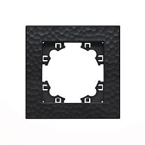 "Афина" Рамка фактурная 1-но местная графит