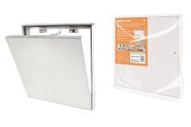 Люк под плитку, алюминиевый, съемный, нажимной, ограничитель-цепочка, 200х400,  TDM