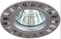 Светильник встраиваемый аллюминевый ЭРА KL33 AL/SL/1 MR16,12V, 50W серебро Светильник встраиваемый аллюминевый ЭРА KL33 AL/SL/1 MR16,12V, 50W серебро