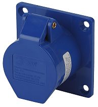 Розетка стационарная внутренняя ЭРА 413 2Р+РЕ  16А 220В IP44