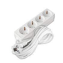 Удлинитель бытовой 2200 Вт 10А IP20 4 гнезда ПВС с заземлением 5м Союз