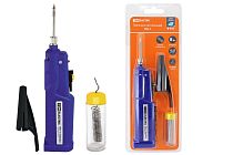 Паяльник автономный ПА-1, батареи типа 3хАА , с припоем "Алмаз"  TDM