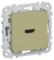 FLITE Розетка HDMI РШДМА-ФлО оливковый IEK