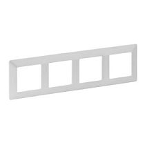 Рамка четырехпостовая универсальная жемчуг Valena LIFE Legrand