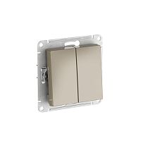 AtlasDesign Шампань Выключатель 2-кл., сх.5, 10АХ, мех., быстрозажим. клемм