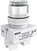 Лампа коммутаторная ALTE ?22 мм Цвет:БЕЛЫЙ неон 220В ЛK-22 DEKr DEKraft