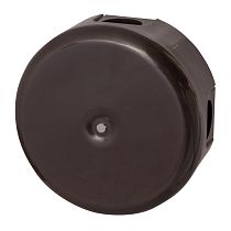 Коробка распределительная 110мм, пластик, цвет коричневый (4 кабельных ввода в комплекте) Bironi