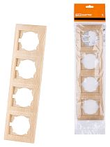 Рамка 4-х постовая вертикальная сосна "Лама"  TDM