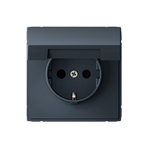 ArtGallery Грифель Розетка с заземлением со шторками, с крышкой, 16А, IP20, механизм Systeme Electric (Schneider Electric)