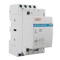 Модульный контактор КМ63/4P 20A 4НО ЭНЕРГИЯ Модульный контактор КМ63/4P 20A 4НО ЭНЕРГИЯ