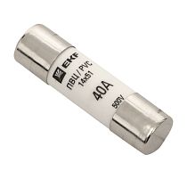 Плавкая вставка цилиндрическая ПВЦ (14х51)  40А EKF PROxima