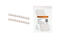 Маркер наборный - символ "9" белый 1,5 мм2 (150 шт.)  TDM