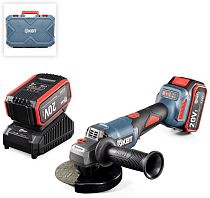 Угловая шлифовальная машина GB-20-125R серия ПРОФИ с поворотной рабочей головой, регулировкой частоты вращения и максимальным размером оснастки до 125 мм