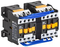 Контактор КМИ-11230 реверс 12А 400В/АС3 2НО  IEK