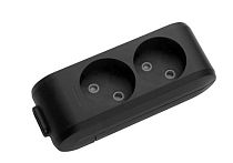 Колодка 2 гнезда без заземления черная X-TENDIA Panasonic WLTB02202BL Колодка 2 гнезда без заземления черная X-TENDIA Panasonic WLTB02202BL