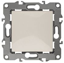 Кнопка ЭРА 12 12-1111-02 10А 250В слоновая кость