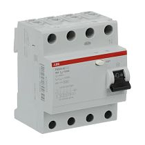 Выключатель дифференциального тока 4мод. FH204 AC-63/0,03 ABB