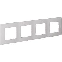 ETIKA Рамка 4-местная белый