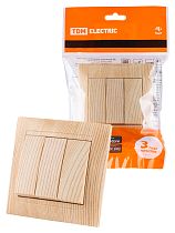 Выключатель 3-х кл. 10А сосна "Лама"  TDM