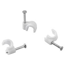 Скоба крепежная GBF-7-50-R, 7мм, круглая, 50 штук, 1/500 General Lighting Systems