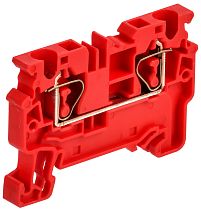 ARMAFIX Клемма пружинная CX4 проходн. красная IEK ARMAFIX Клемма пружинная CX4 проходн. красная IEK