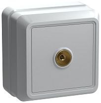 РТВ20-ОБ Розетка 1местная телевизионная ОКТАВА (белый) IEK РТВ20-ОБ Розетка 1местная телевизионная ОКТАВА (белый) IEK