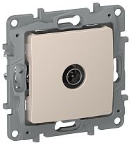 IEKETIKA Розетка TV оконечная 6711651 песочный IEK