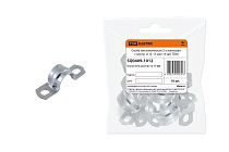 Скоба металлическая 2-х лапковая с внутр. d 12-13 мм (10 шт)  TDM