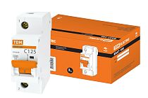 Выключатель автоматический ВА47-100 1Р 125А 10кА  х-ка С  TDM Выключатель автоматический ВА47-100 1Р 125А 10кА  х-ка С  TDM